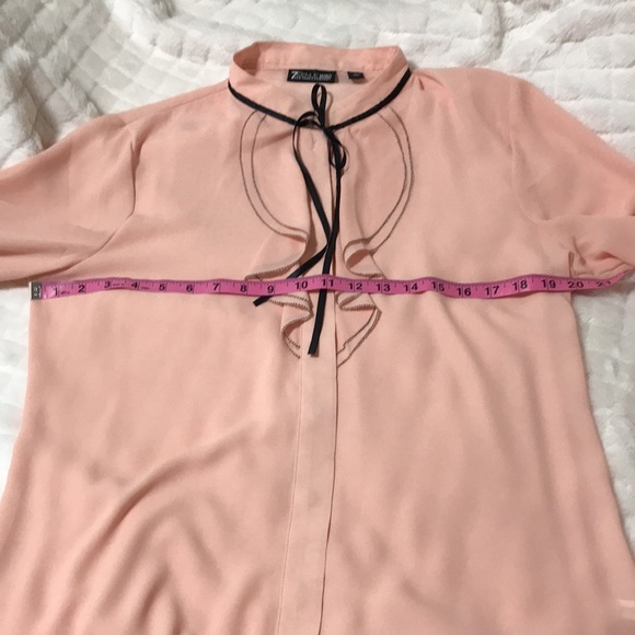 7th Avenue New York and Company Design Studio Long Sleeve Blouse Size Large - Picture 6 of 8